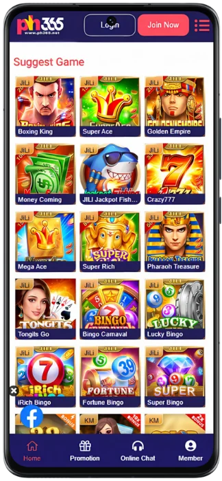 PH365 Screenshot of games
